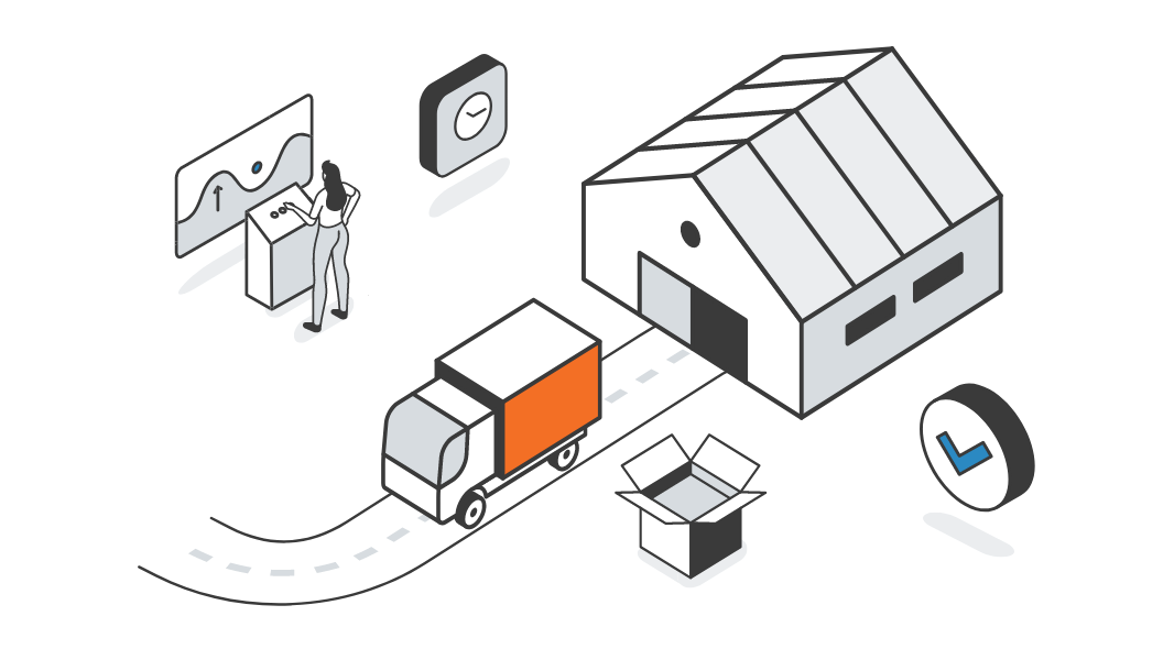 Warehouse Process Illustration